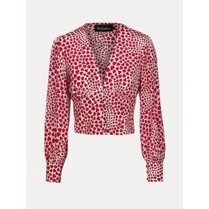 Realisation Par XS heart print blouse